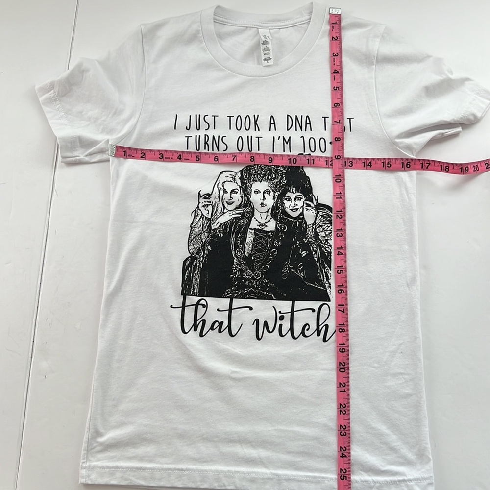 Witch Halloween Graphic Tee Shirt Women SM Hocus Pocus Lizzo Sanderson Sisters - Picture 4 of 15